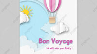 Elegant Bon Voyage Card Templates