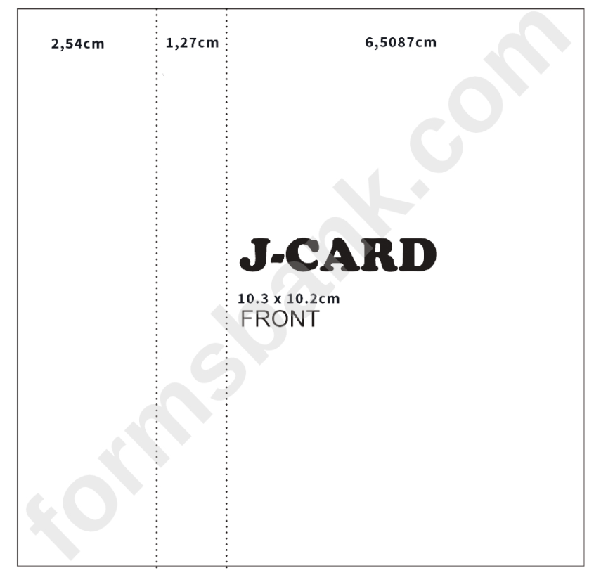 Cassette Jcard Template Front Printable Pdf Download with Cassette