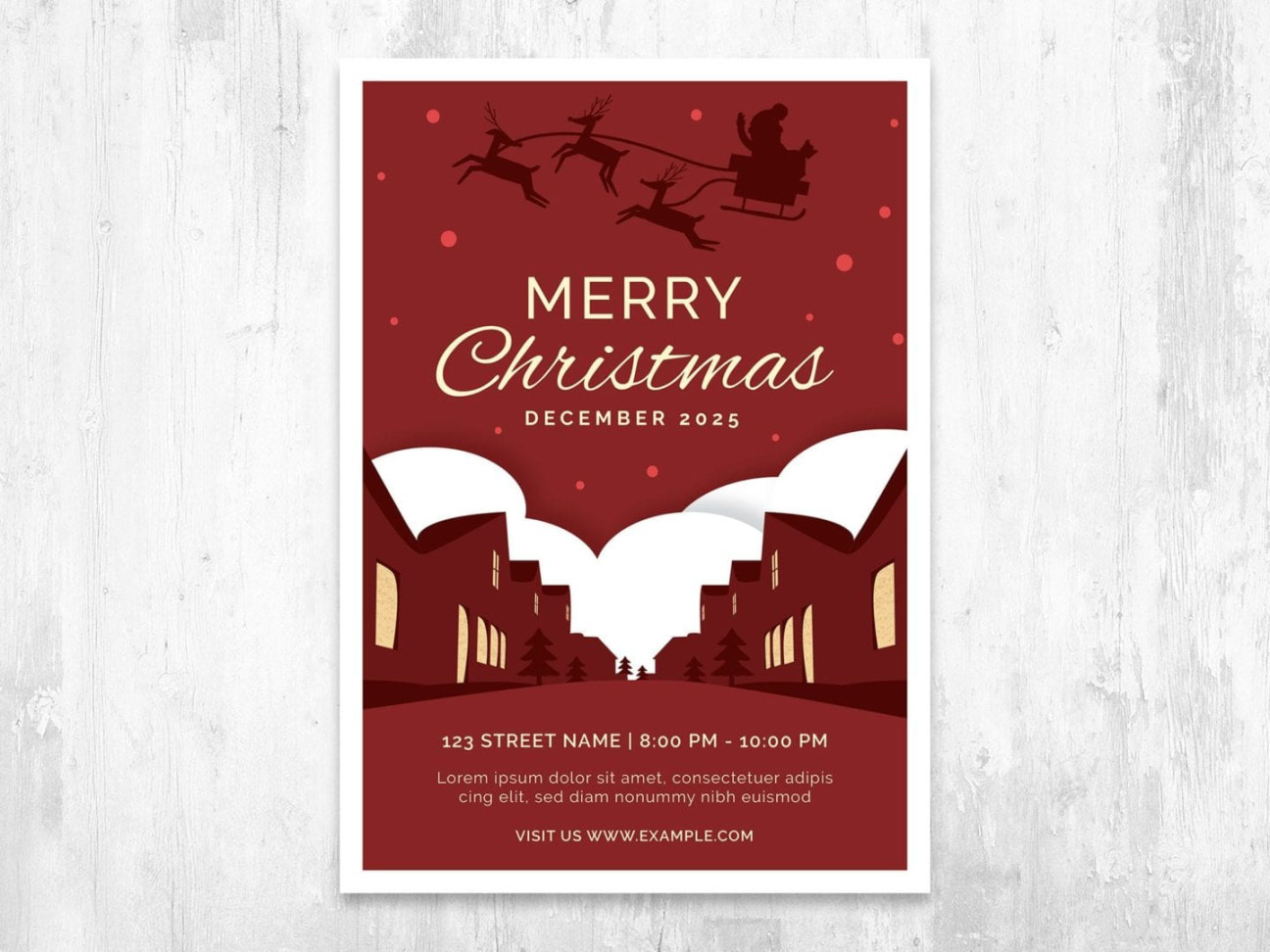 Christmas Card Templates - Adobe Illustrator, Vector, EPS - BrandPacks