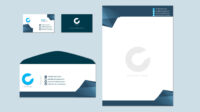 Comprehensive Business Card, Letterhead, And Envelope Template Suite