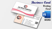 Double-Sided Business Card Template For Microsoft Word