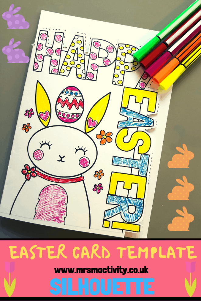 Easter Card Template  Easter Card Resources EYFS KS