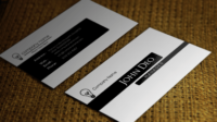 Black And White Business Card Templates: Free Professional Designs