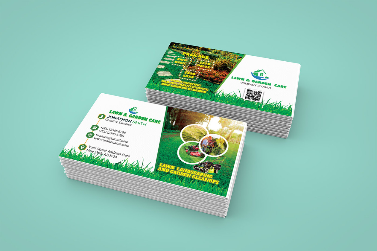 Garden Landscape Business Card Design :: Behance