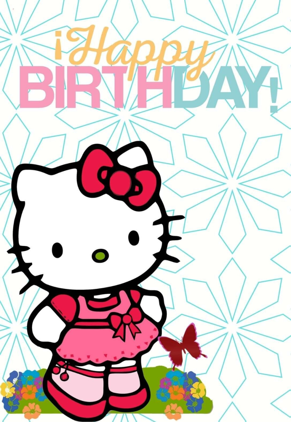 Hello Kitty Printable Birthday Cards — PRINTBIRTHDAY