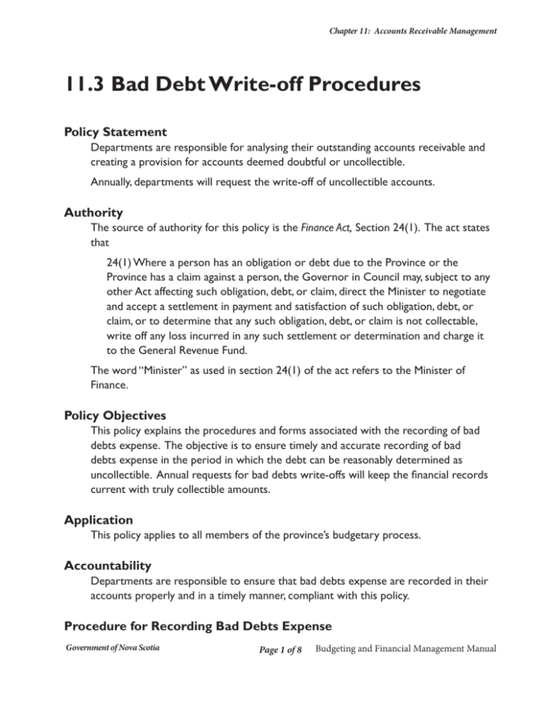 allowance-for-doubtful-accounts-policy-template