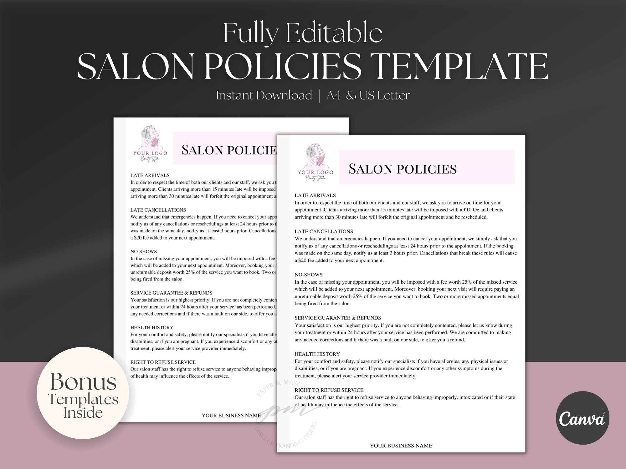 beauty-salon-privacy-policy-template
