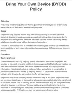 bring-your-own-device-to-work-policy-template