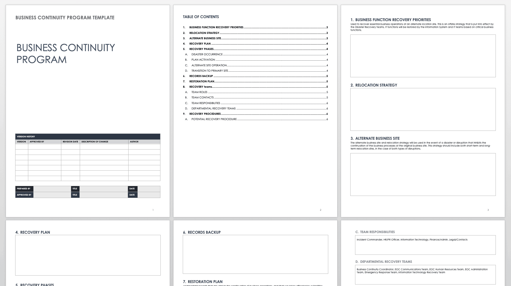 business-continuity-plan-policy-template