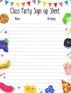 class-party-sign-up-sheet-template