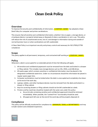 clean-desk-policy-template-word