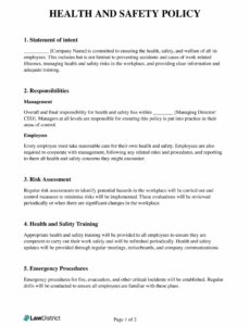 cleaning-health-and-safety-policy-template