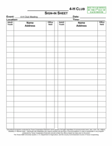 club-sign-in-sheet-template
