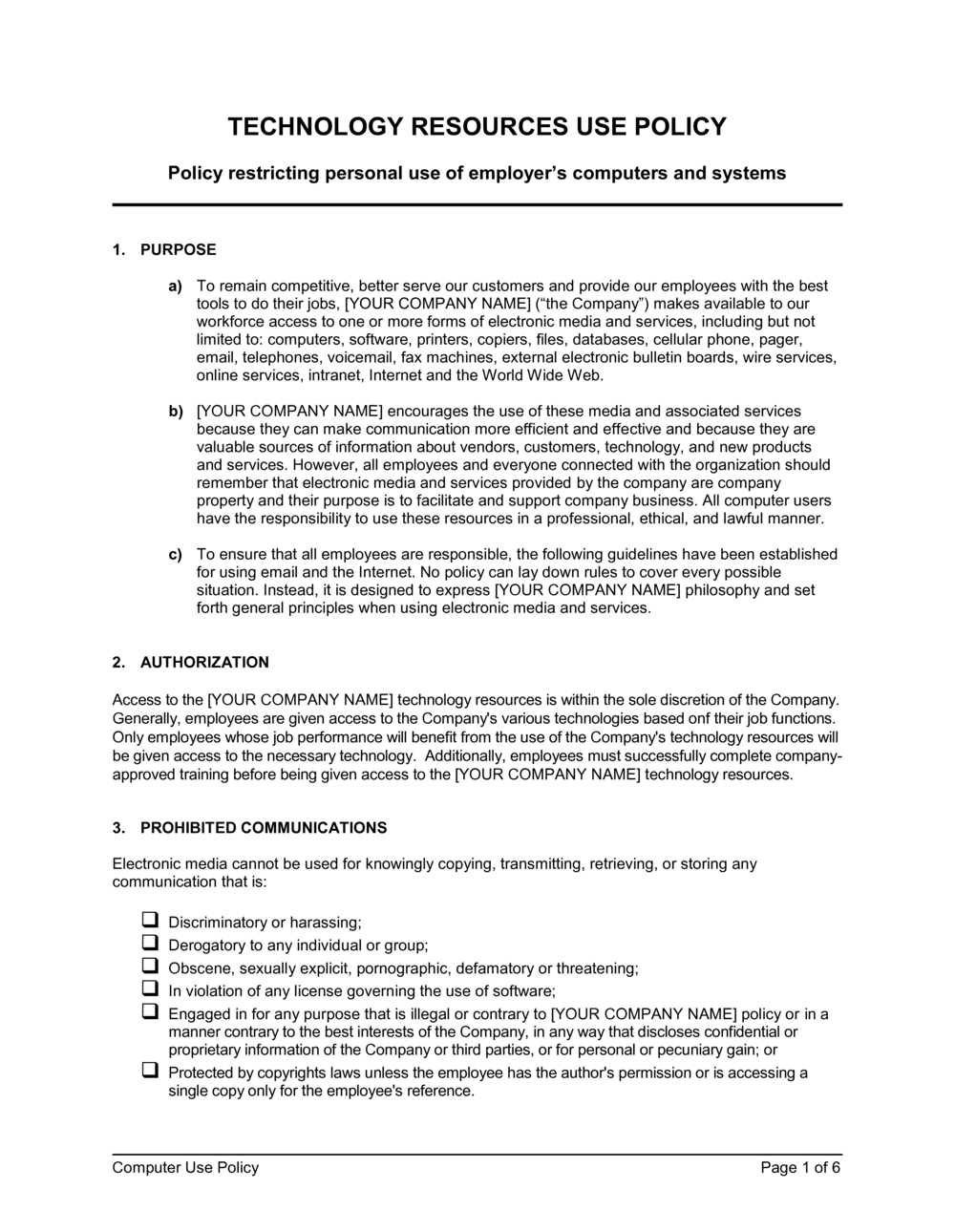 company-computer-use-policy-template
