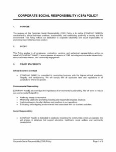 corporate-and-social-responsibility-policy-template