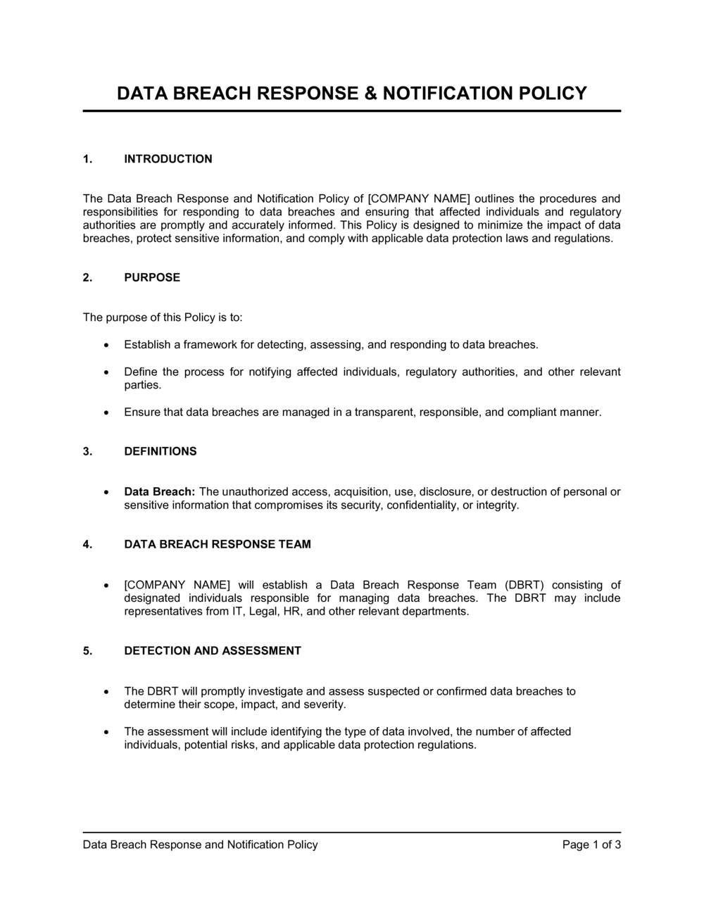 data-breach-notification-policy-template