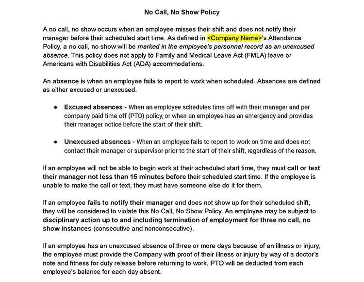 do-not-call-policy-template