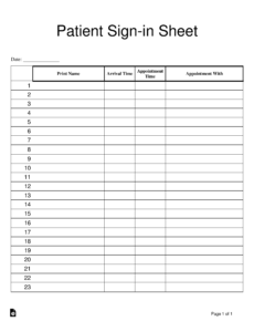 doctor-office-sign-in-sheet-template