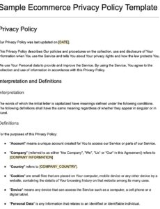 e-commerce-privacy-policy-template