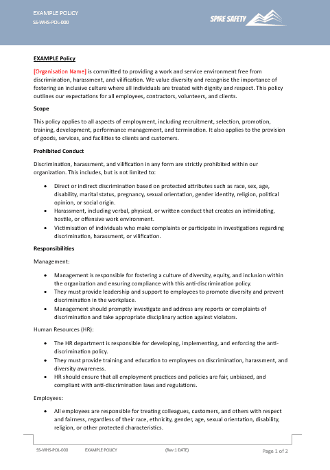 fitness-for-work-policy-template