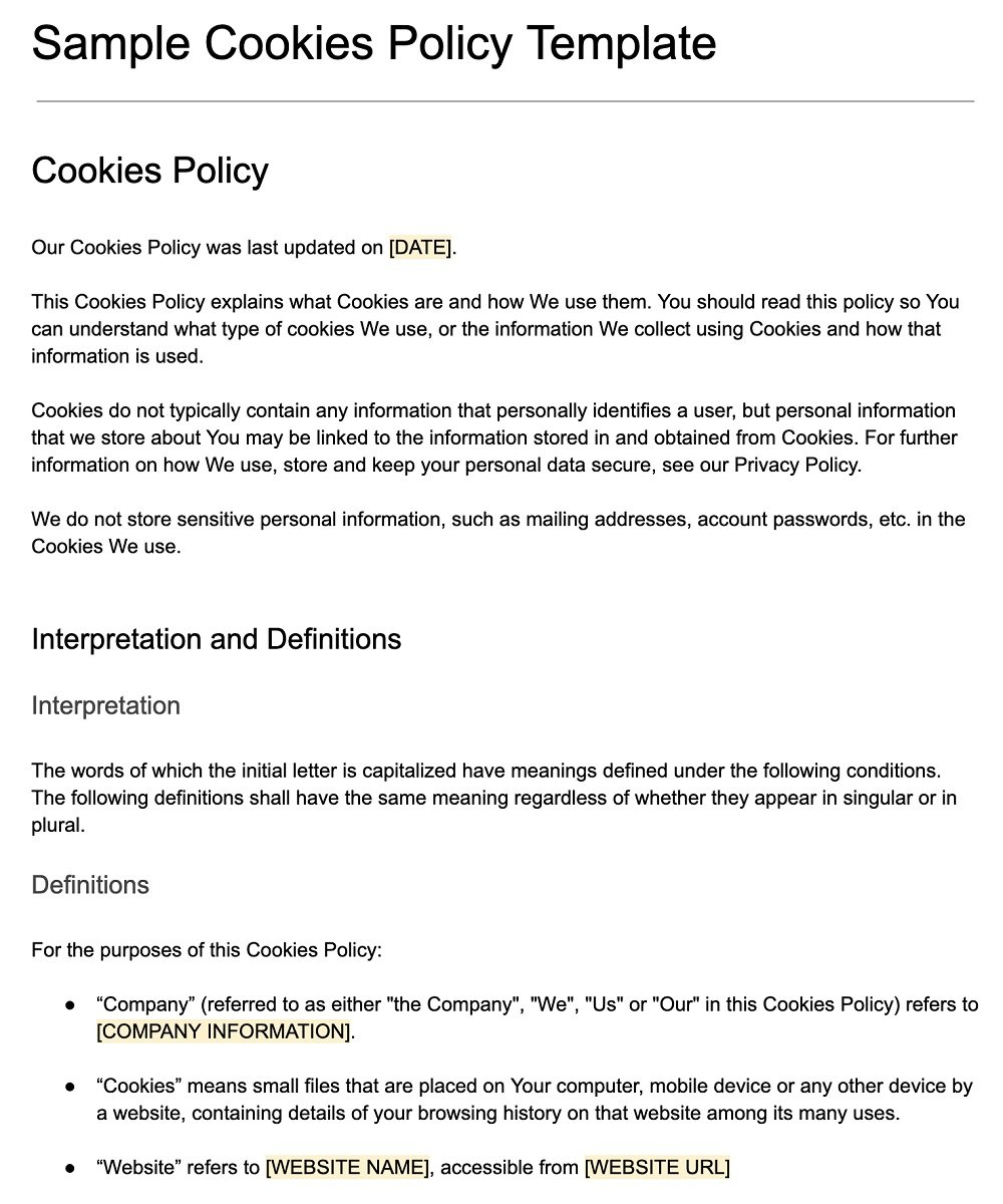 free-gdpr-cookie-policy-template