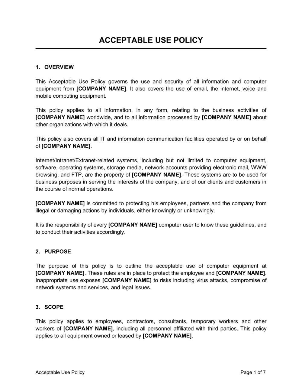 information-technology-acceptable-use-policy-template