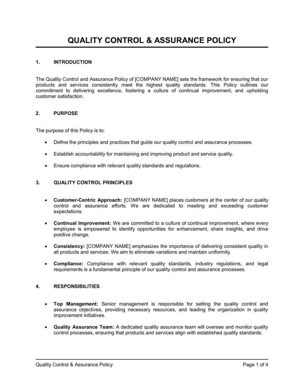 internal-quality-assurance-policy-template
