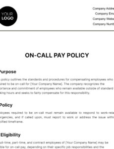 it-on-call-policy-template