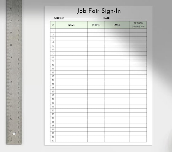 job-fair-sign-in-sheet-template