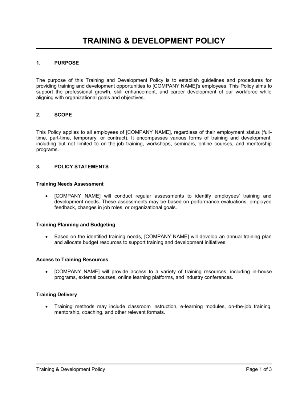 learning-and-development-policy-template