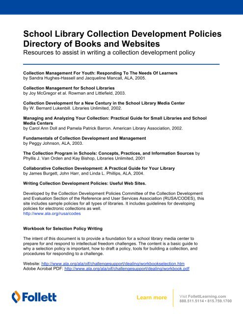 library-collection-development-policy-template