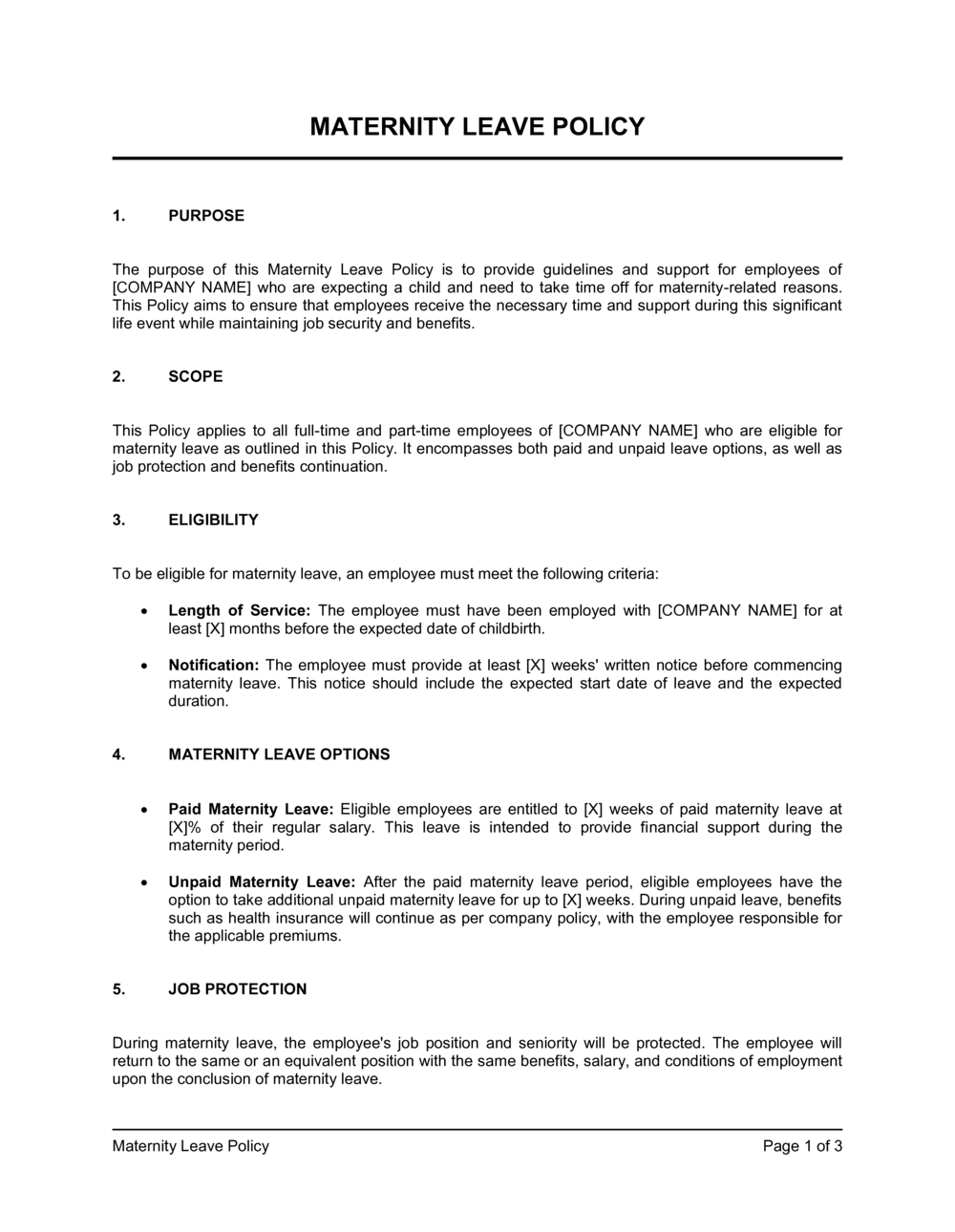 maternity-and-paternity-leave-policy-template