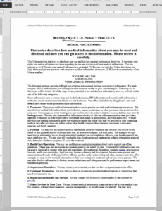 medical-practice-privacy-policy-template