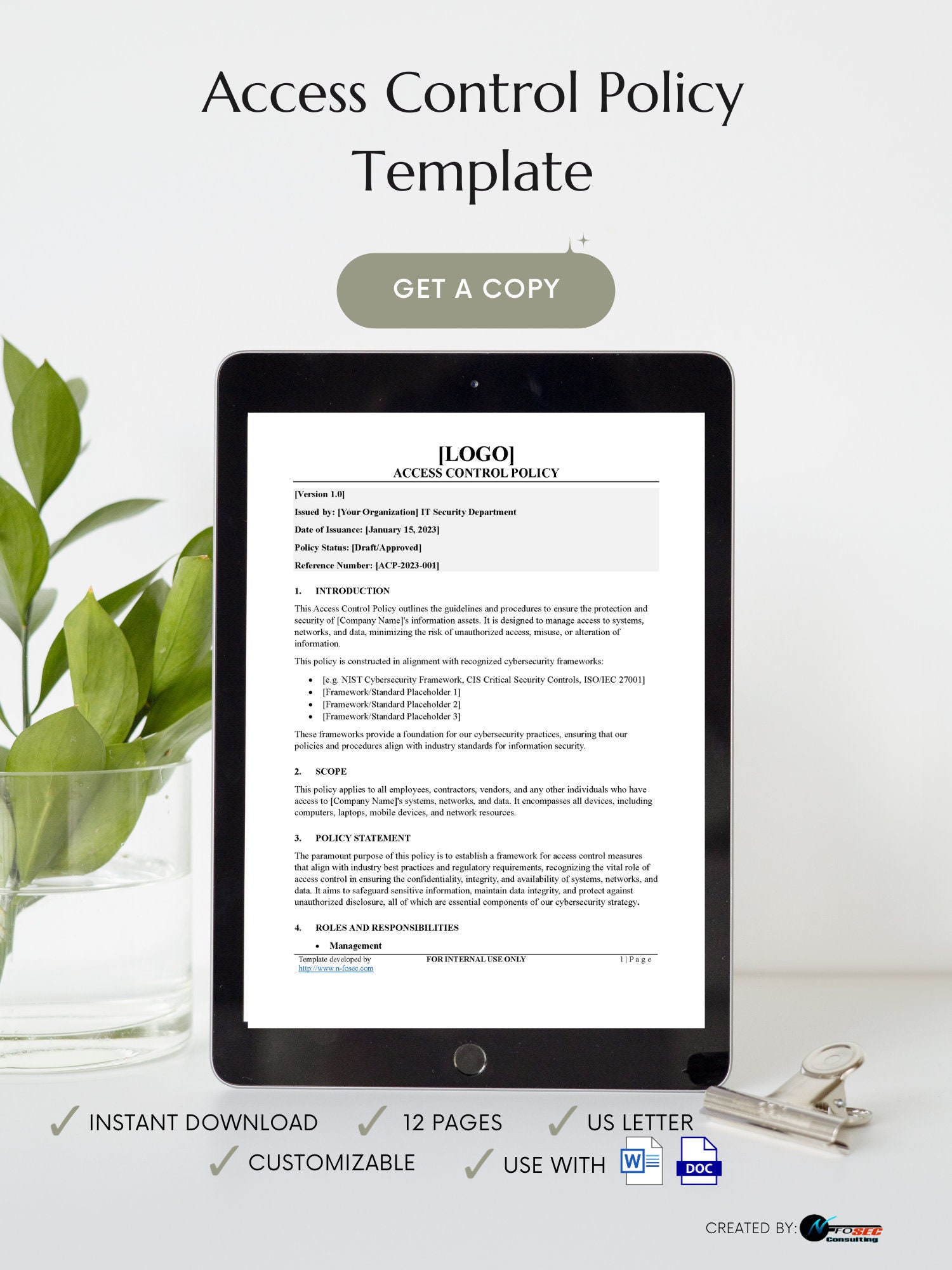 nist-access-control-policy-template