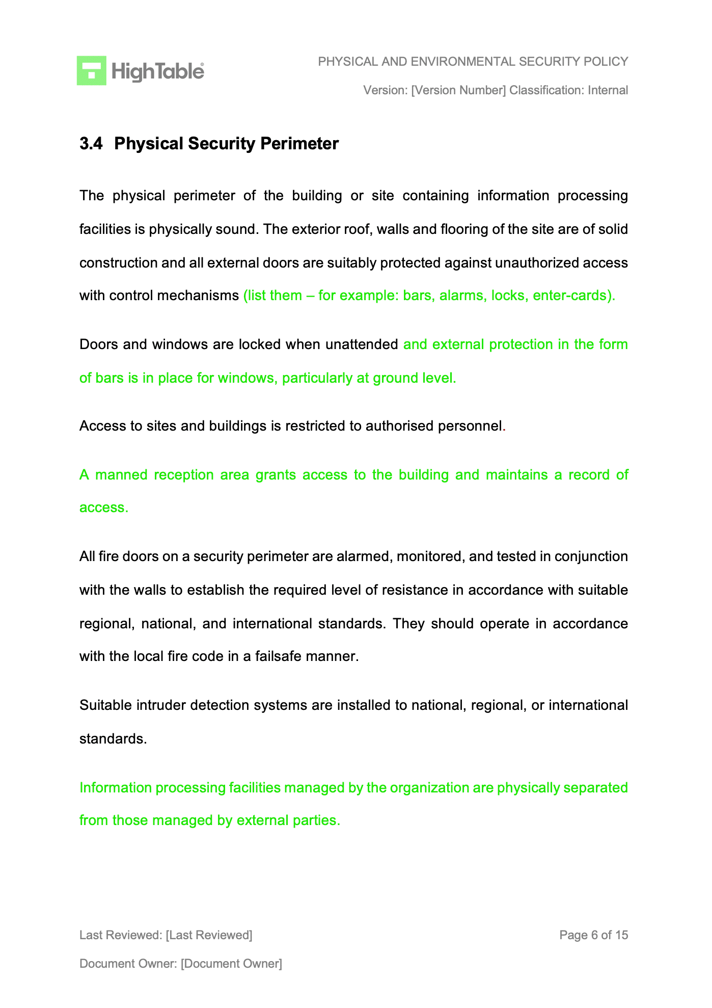 physical-and-environmental-security-policy-template