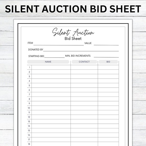 silent-auction-sign-up-sheet-template