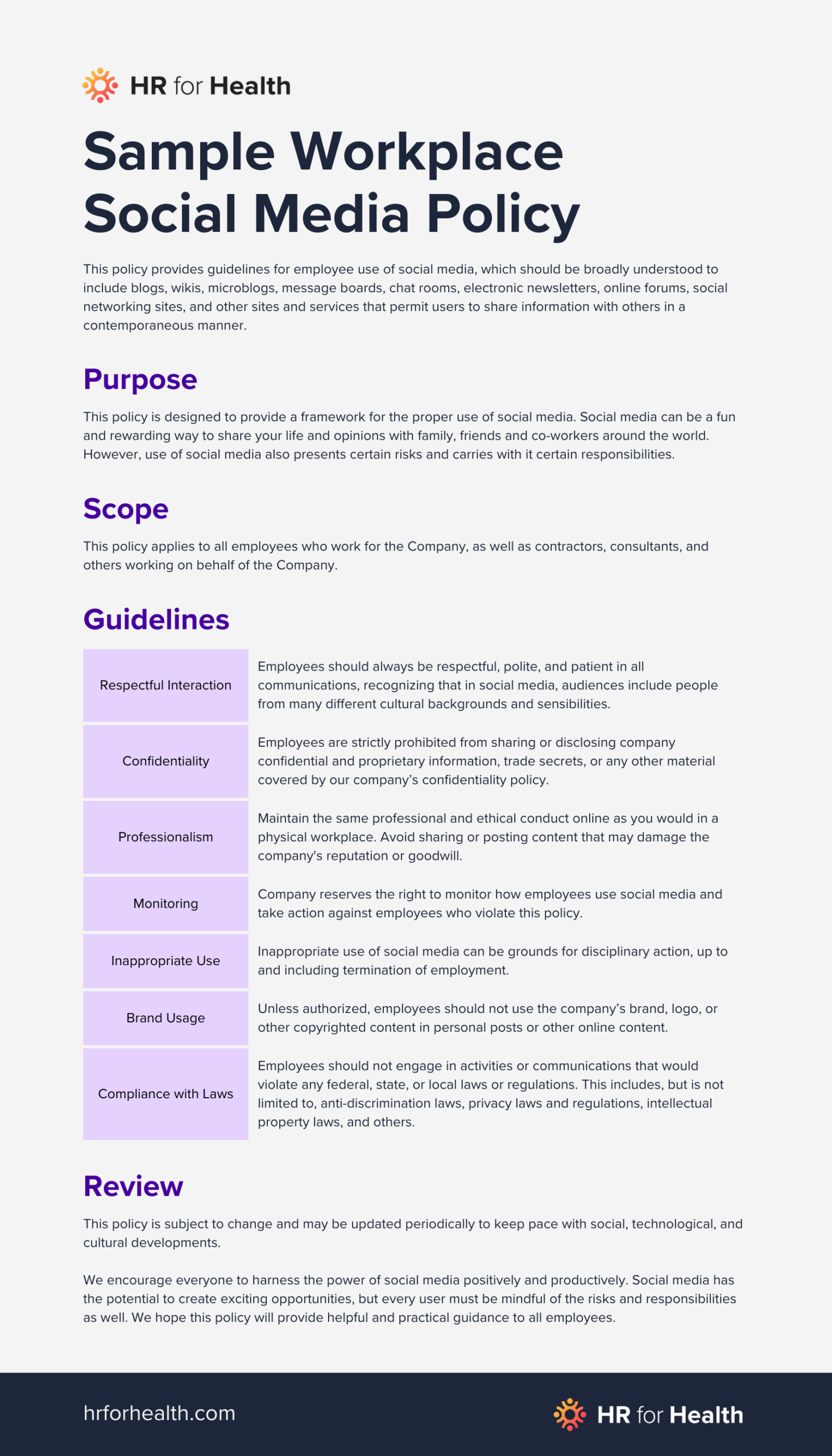 social-media-policy-template-for-healthcare