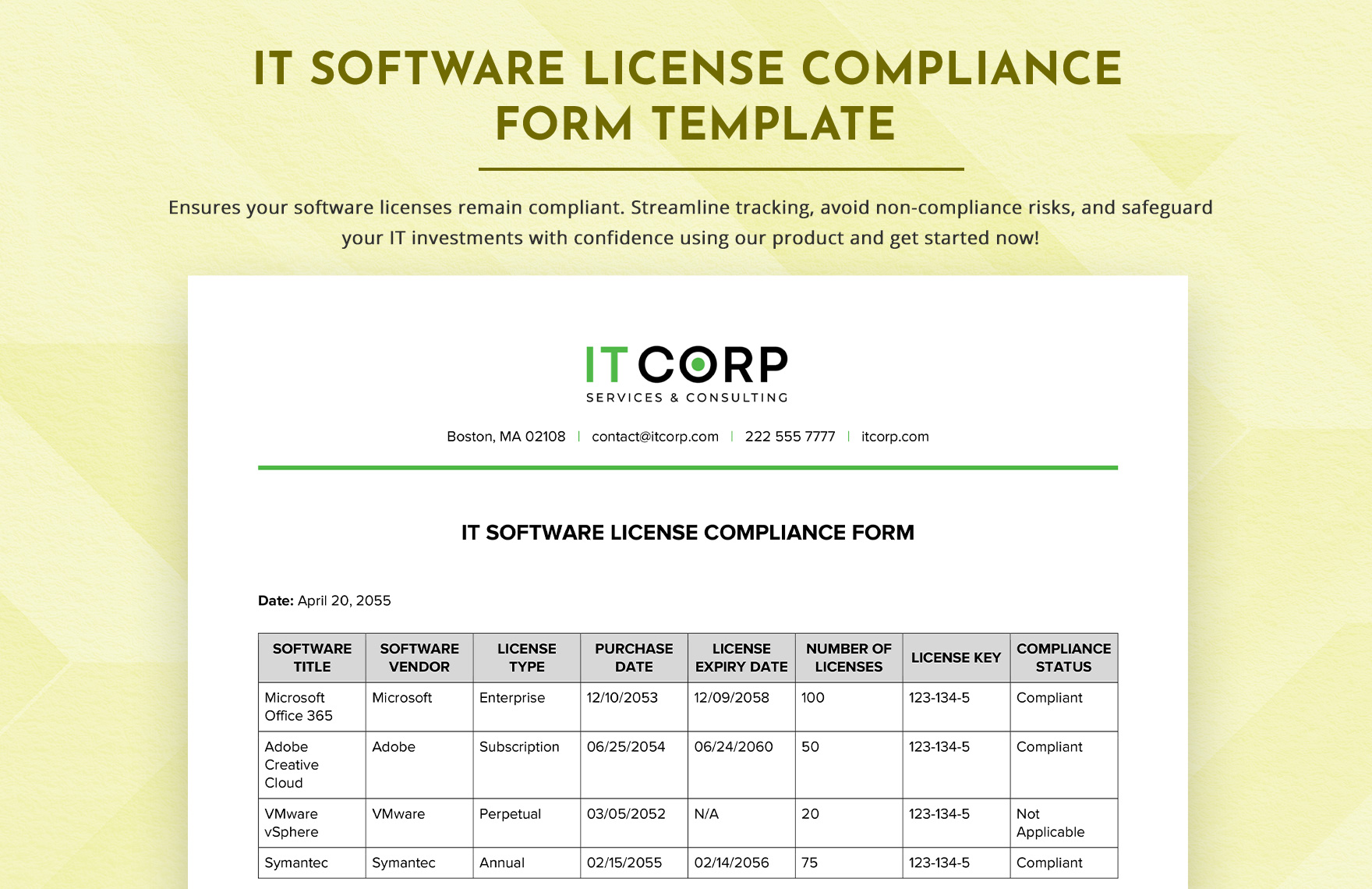 software-license-compliance-policy-template
