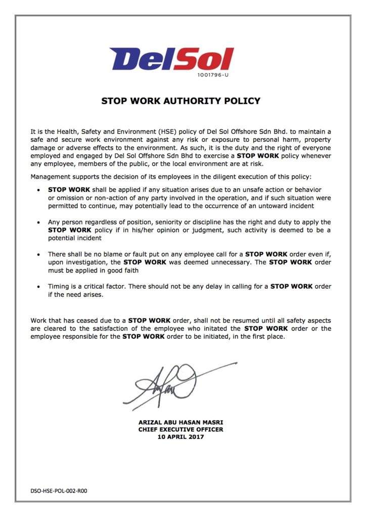 stop-work-authorization-policy-template