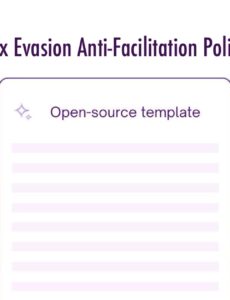 tax-evasion-policy-template-uk