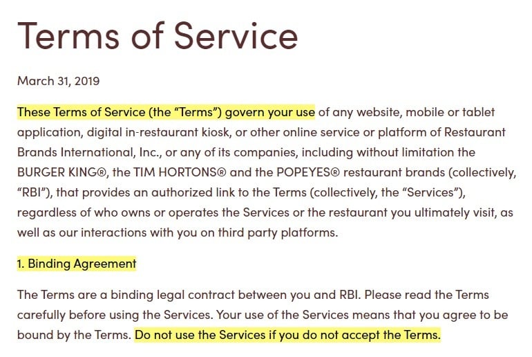 terms-of-service-policy-template