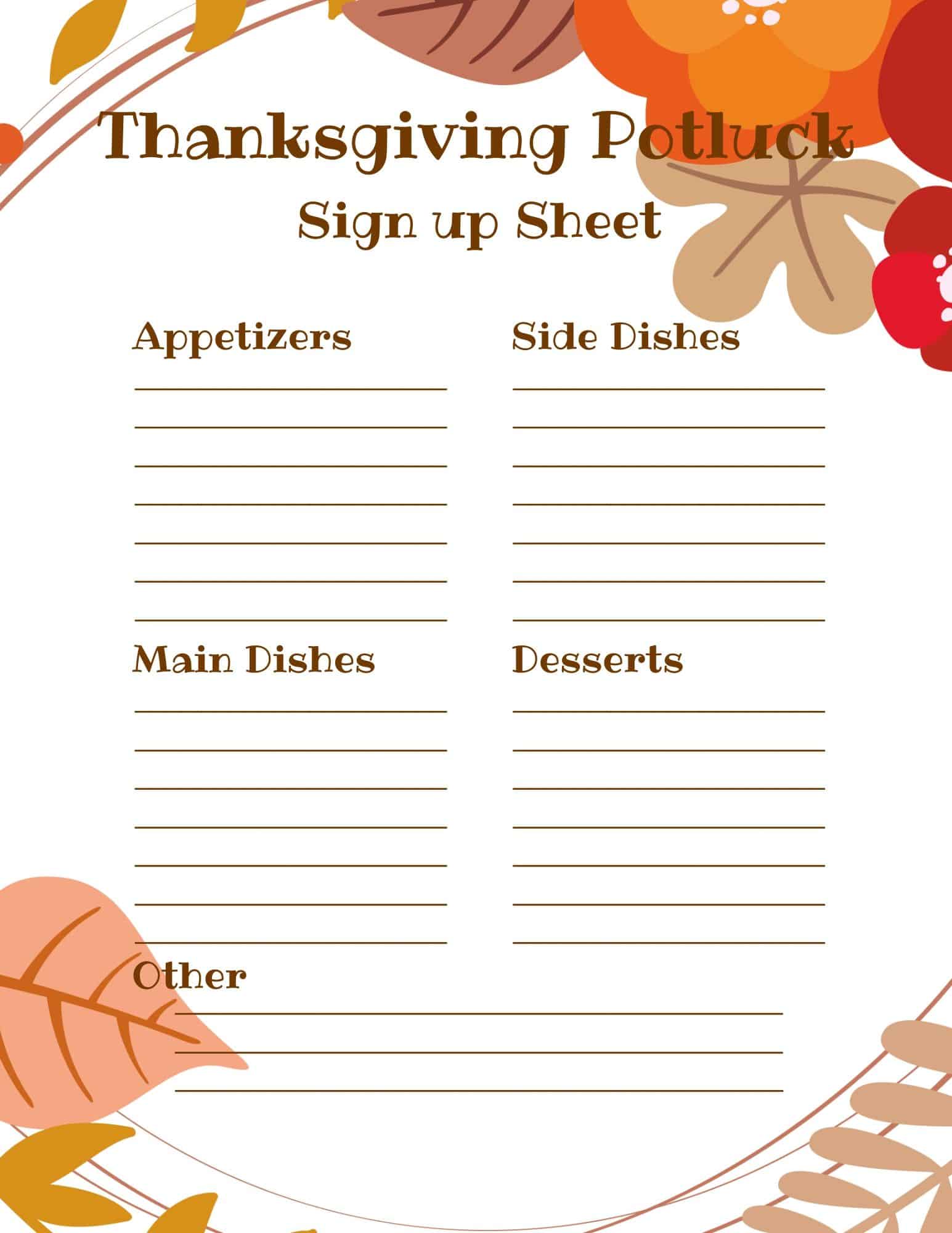 thanksgiving-sign-up-sheet-template