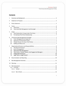 third-party-service-provider-security-policy-template