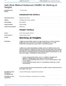 working-at-heights-policy-template