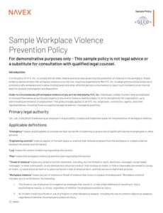 workplace-violence-prevention-policy-template