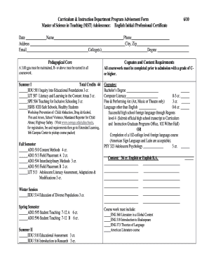 army-program-of-instruction-template