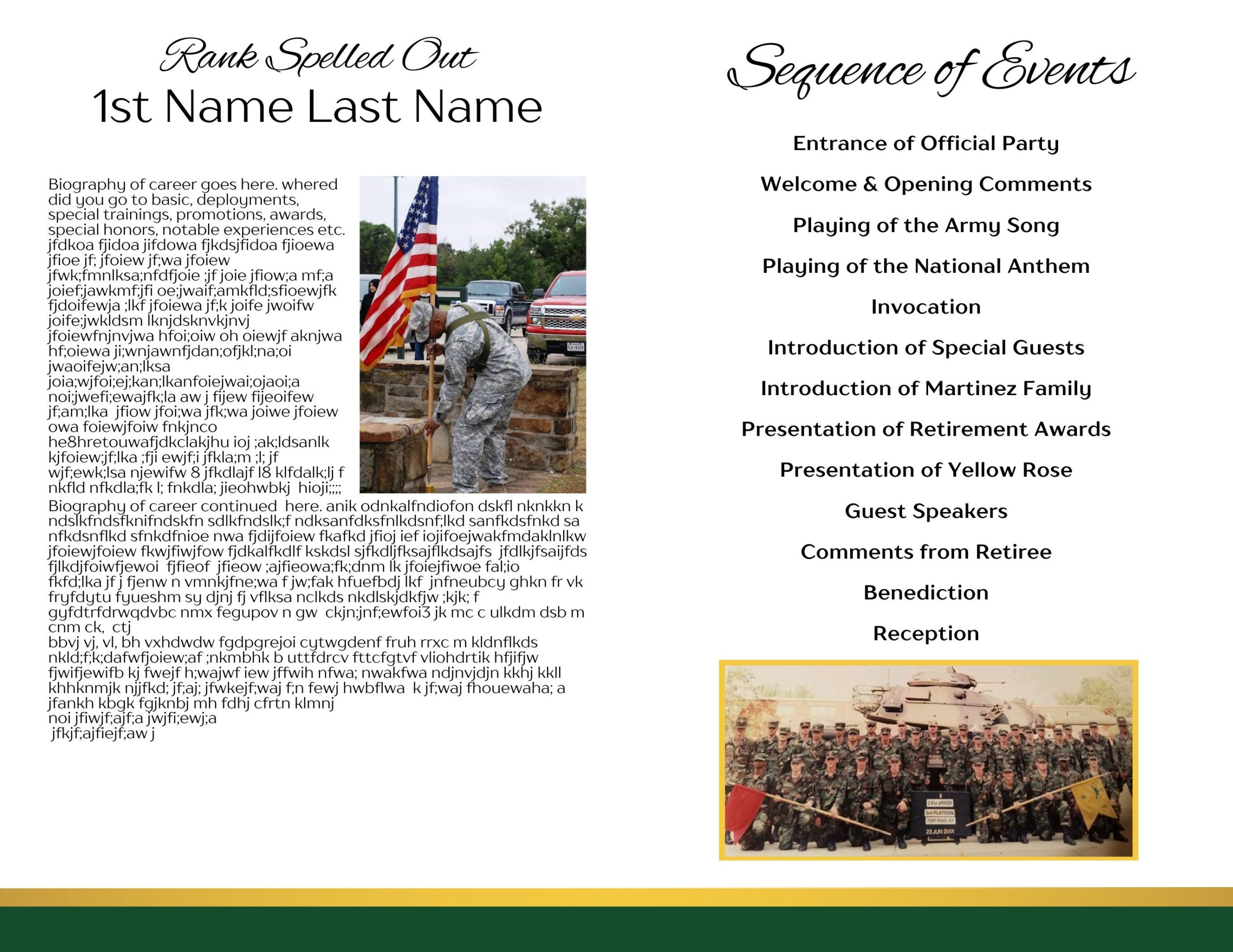 army-retirement-ceremony-program-template