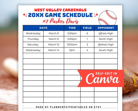baseball-game-day-program-template
