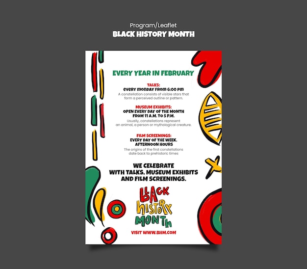 black-history-month-program-template
