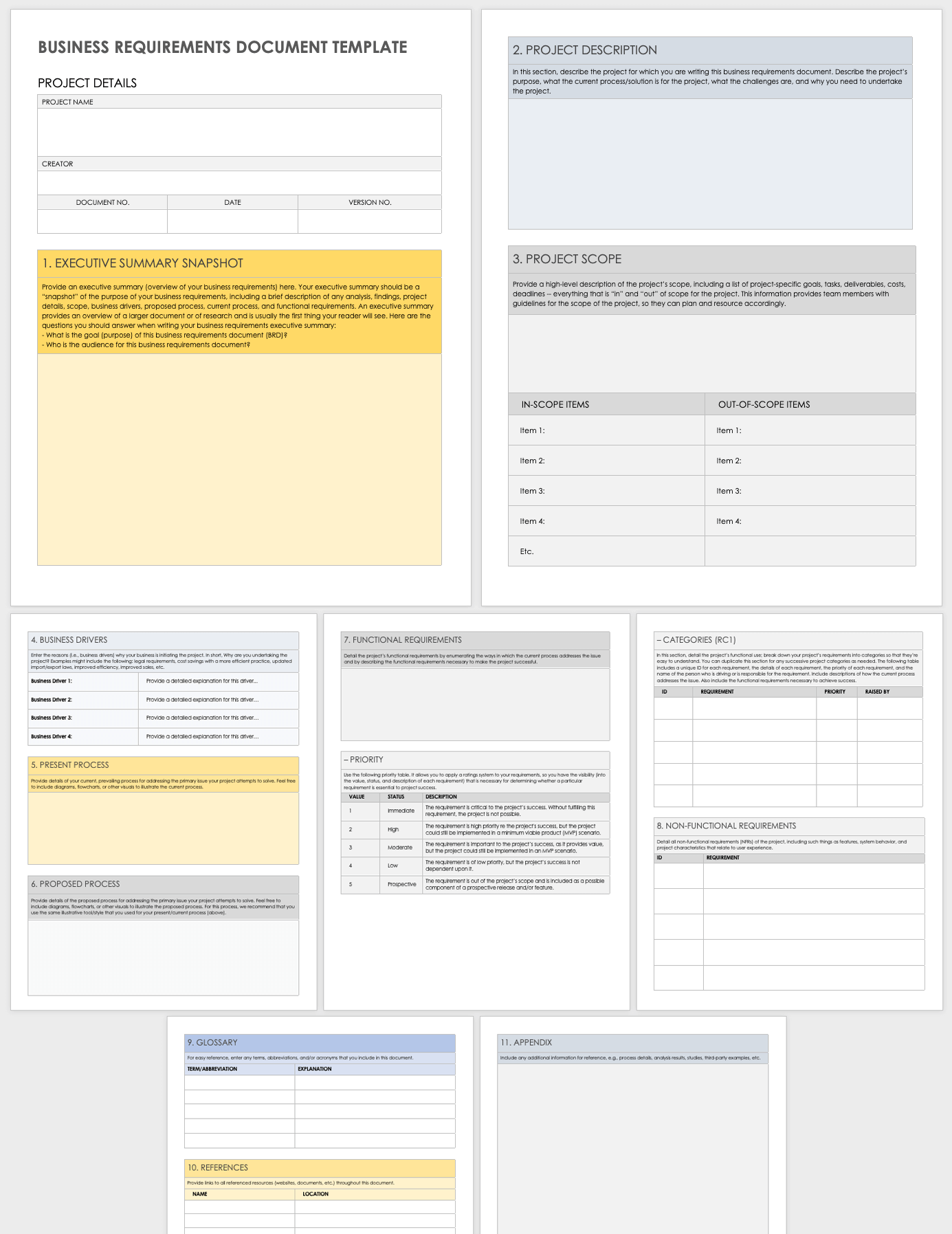 business-process-requirements-document-template